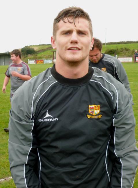 Tom Powell - Crymych skipper scored a good support try